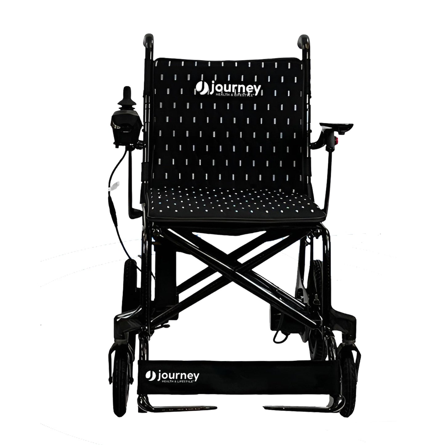 Journey Air Elite Electric Power Chair - Lightweight Foldable Battery Powered Wheelchair for Adults & Seniors - 240lb Weight Capacity & TSA-Compliant