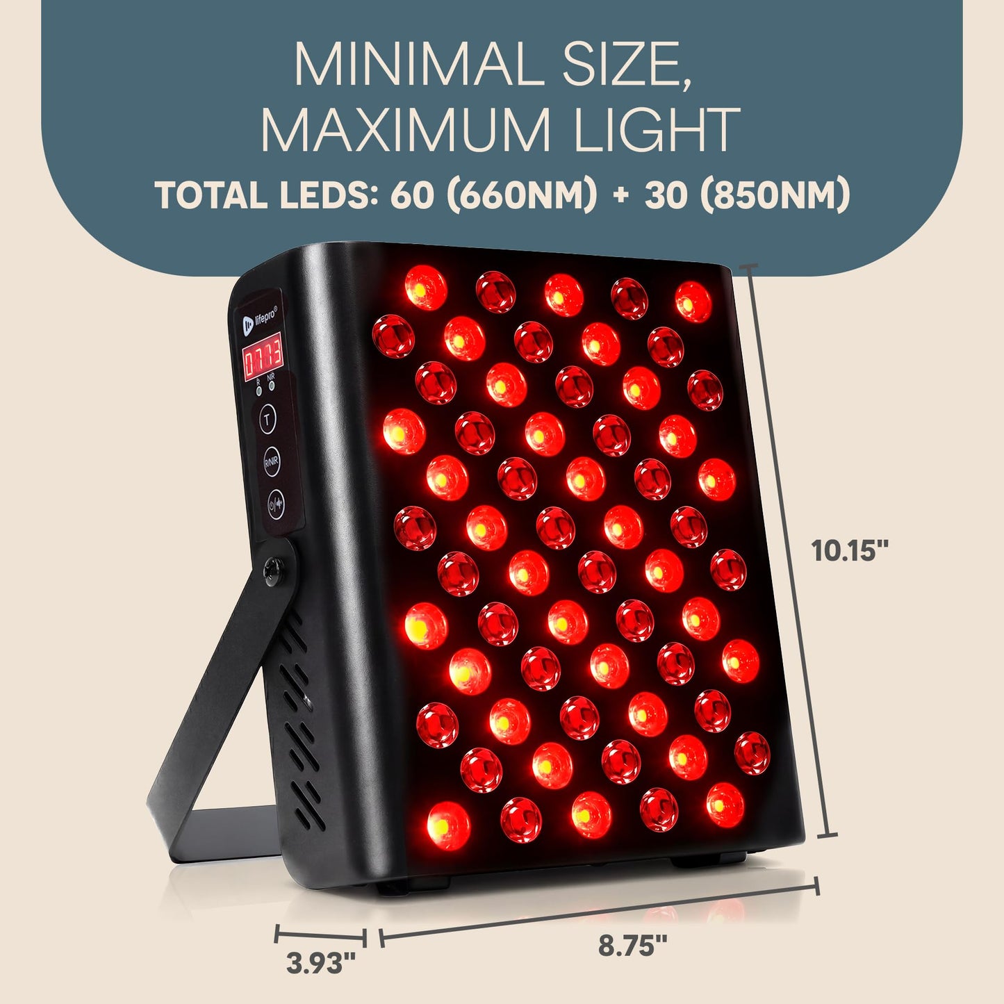 LifePro Red Light Therapy for Body, Face - Near Infrared Light Therapy Panel - Lessens Pain, Inflammation, Skin Health - 660nm and 850nm Red and Near Infrared LEDs to Improve Circulation