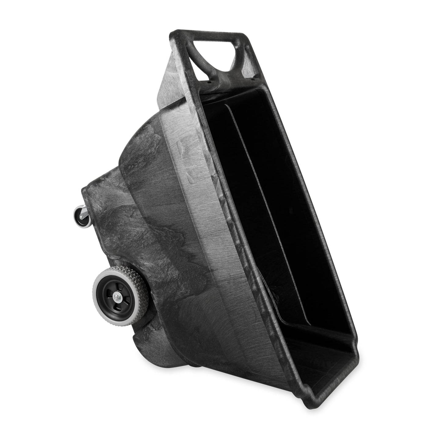 Rubbermaid Commercial Products Tilt Dump Truck, 450 lbs 1/2 Cubic Yard Heavy Load Capacity with Wheels, Black, Trash Recycling Cart for Construction/Commercial/Industrial Transportation
