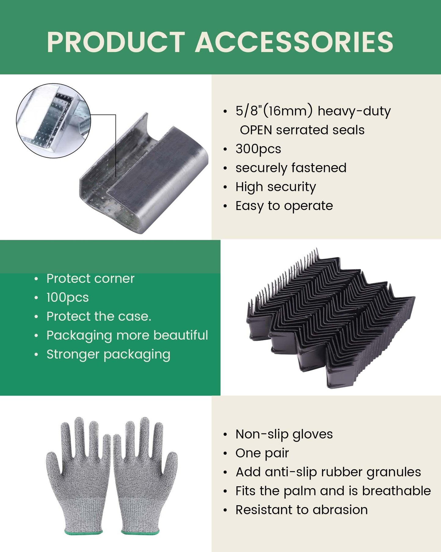 FoundGo Electric Strapping Machine with LCD Screen&PET Banding Strapping Kit for Heavy Duty Tough Pallet Packaging