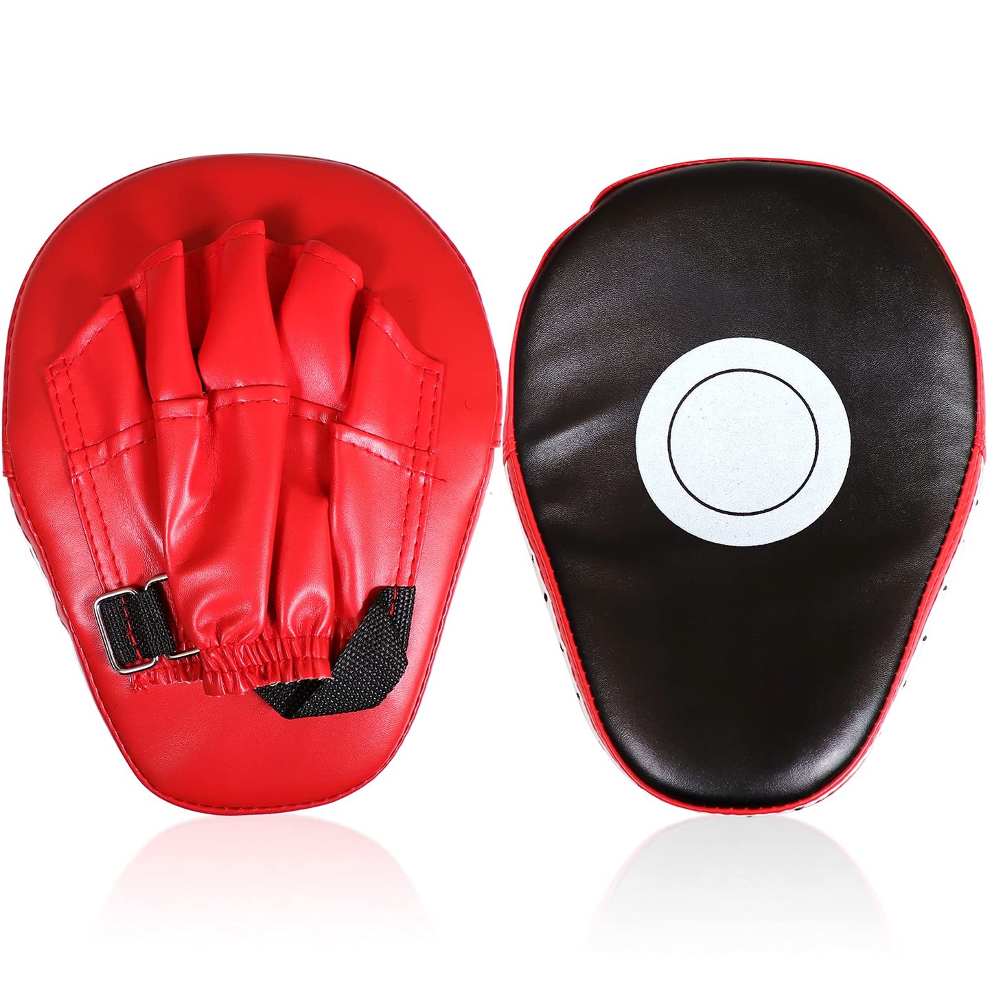 Boxing Pads Curved Focus Punching Mitts Training Hand Target Pads Gloves Training Focus Pads for Kickboxing, Karate, Muay Thai Kick, Sparring, Dojo, Martial Arts Punch Mitts for Kids, Men, Women