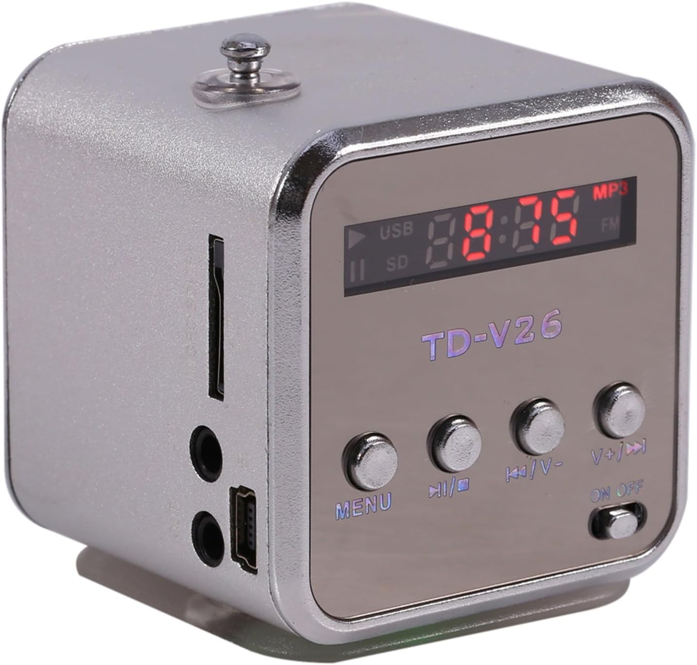 Fayelume 5 5 5.2 cm MP3 MP4 Small Radio, * * USB Music Player, Player SD TF USB Mini Radio Suitable for Family