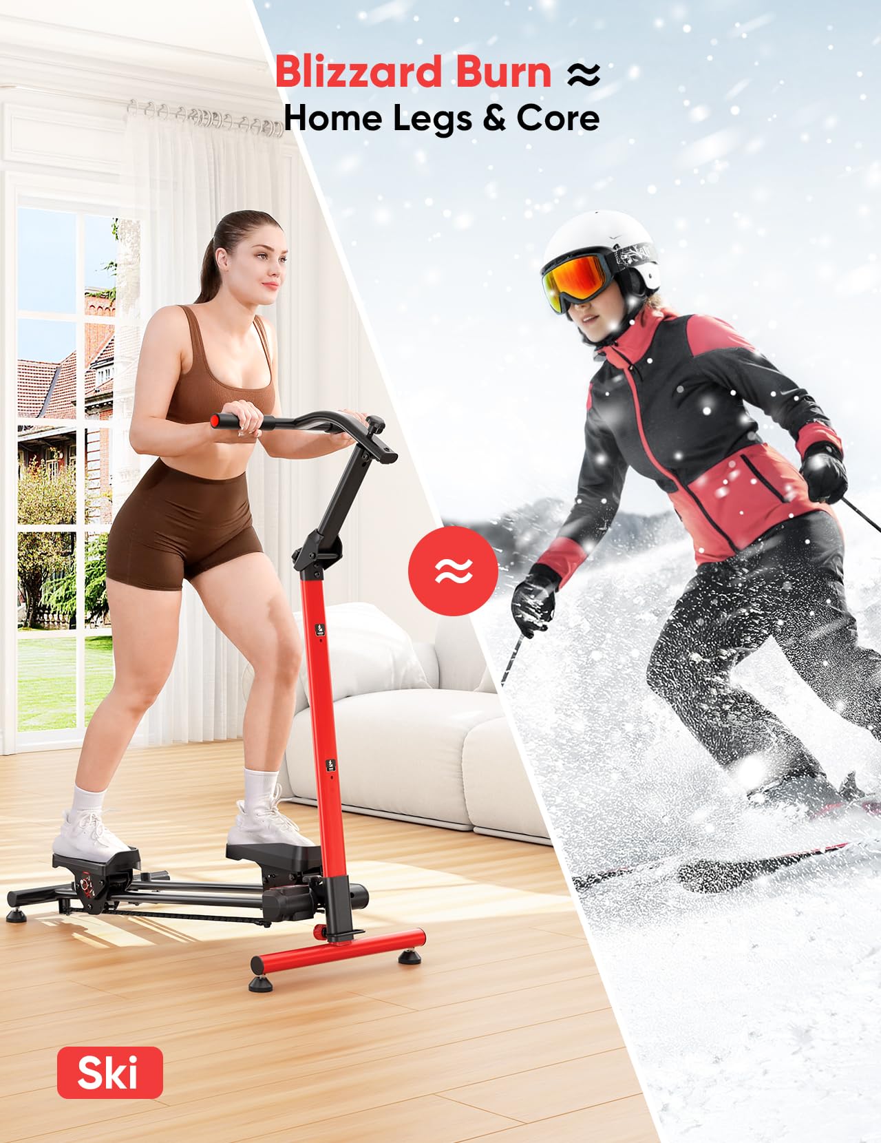 YOLEO Adjustable Resistance Stair Steppers for Exercise at Home, Folding Cardio Stairmaster with 3 Workout Modes & Oversized Pedal,90% Pre-Assembled Stair Climber with Handlebar for Full Body Workout
