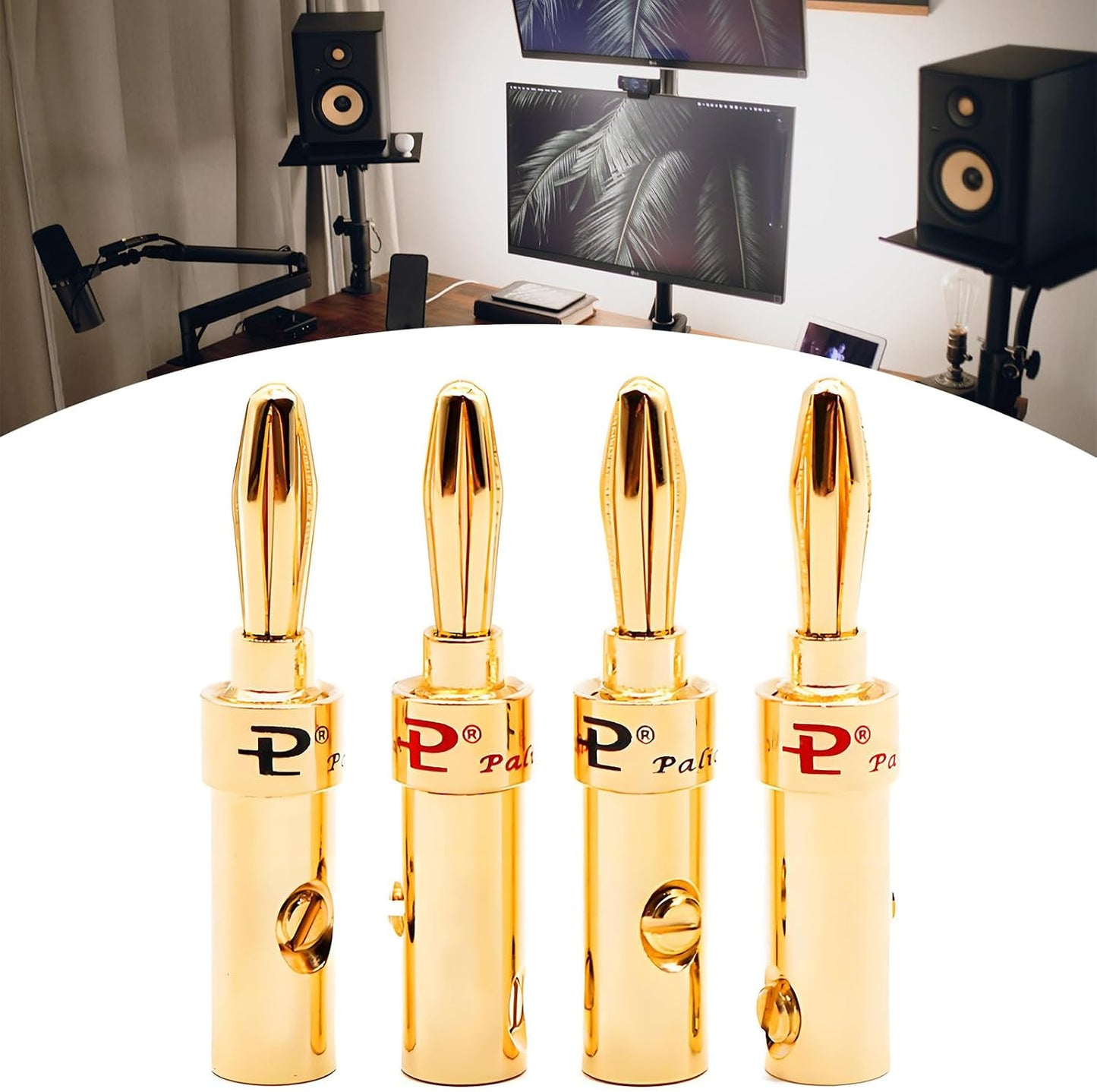 SHINLHUA Banana Plug Socket Wire Connector Socket Gold Plated Binding Plug Binding Post Accessories
