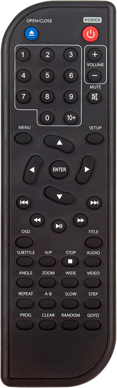 AULCMEET CVD401A CVD512A Replace Remote Controller Compatible with Craig Portable CD DVD Video Player
