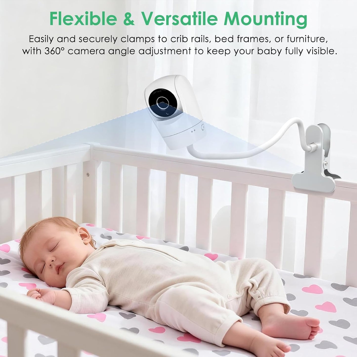 wochel VM819/ VM901/ VM923/ VM924, 15.7" Flexible Baby Monitor Mount for Most VTech Baby Monitor: Vtech Advanced HQ