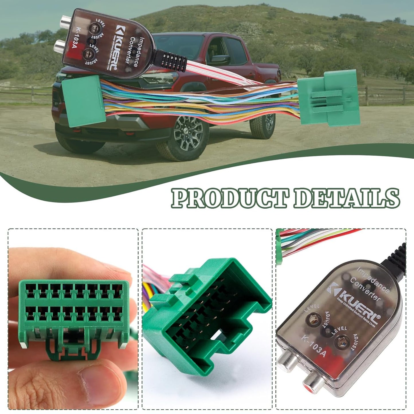 1500 2500HD 3500HD Original Car Radio System Added Amp Adapter Harness Fit for GM Vehicles Chevy Camaro Colorado