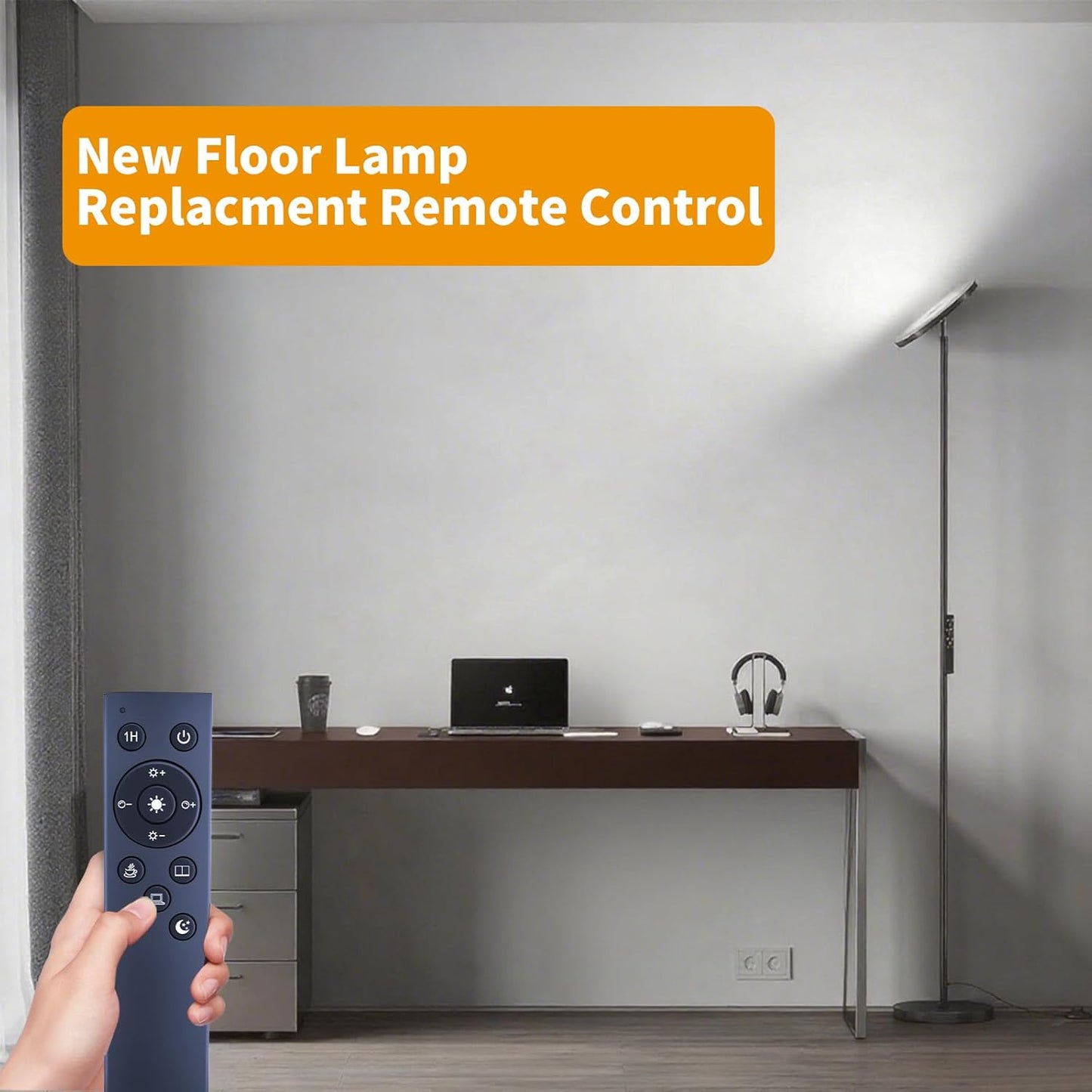 WDZP MF20054 MF20054-white New Floor Lamp Remote Control fit for Dimunt