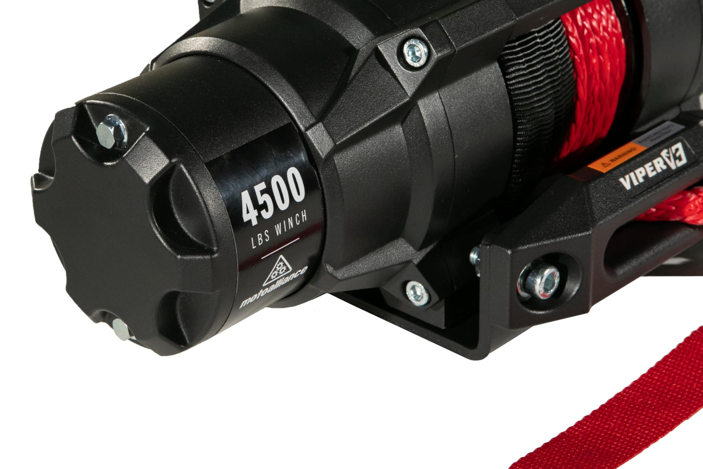 VIPER V3 6000lb UTV/ATV Military Grade Winch with 40 feet Black Synthetic Rope. Wireless & IP68 Waterproof. USA Powersports Company.