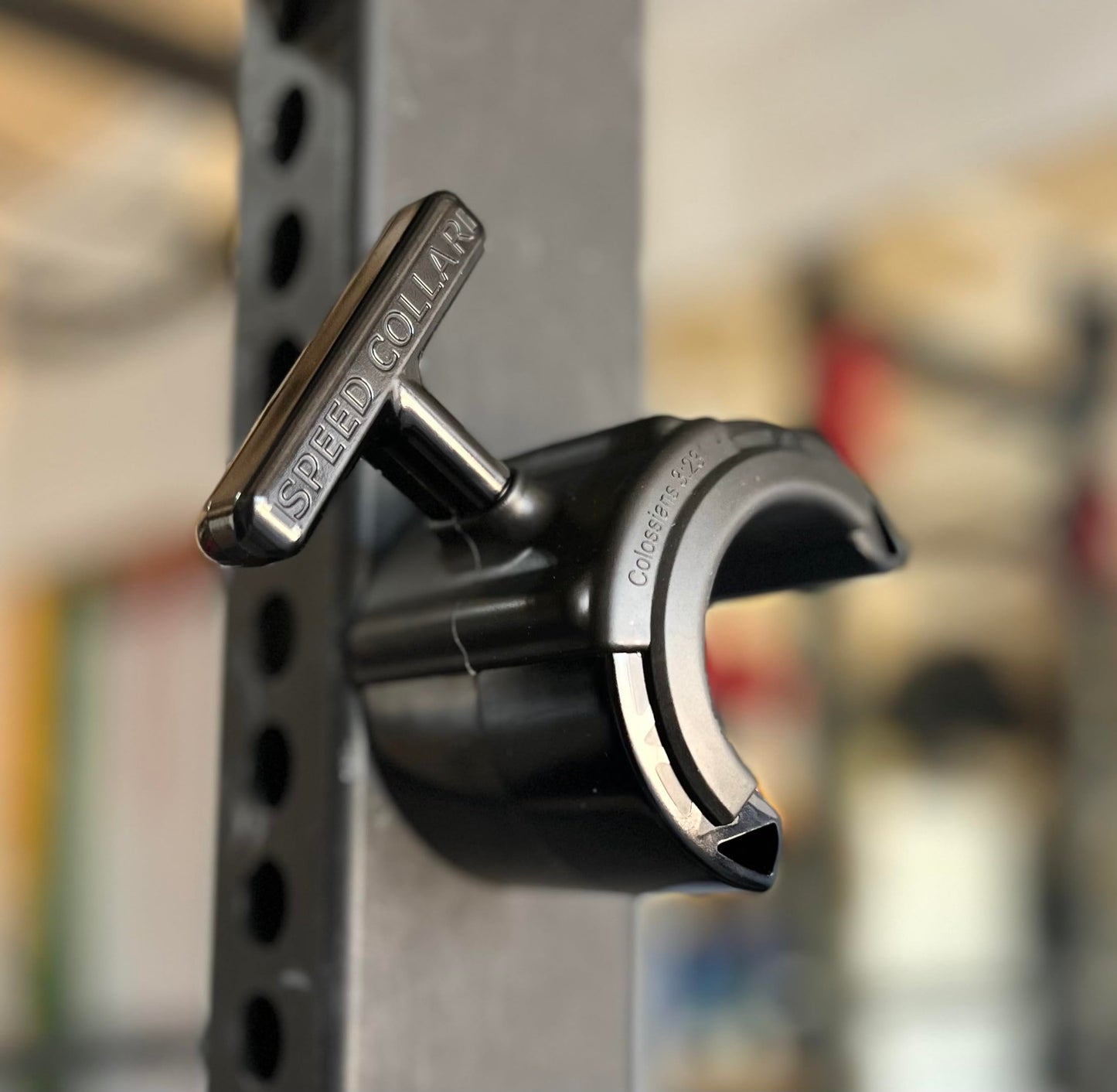 Speed Collar, Fastest Bar Clips for Weightlifting Bodybuilding Powerlifting, for 2inch barbell (Black)