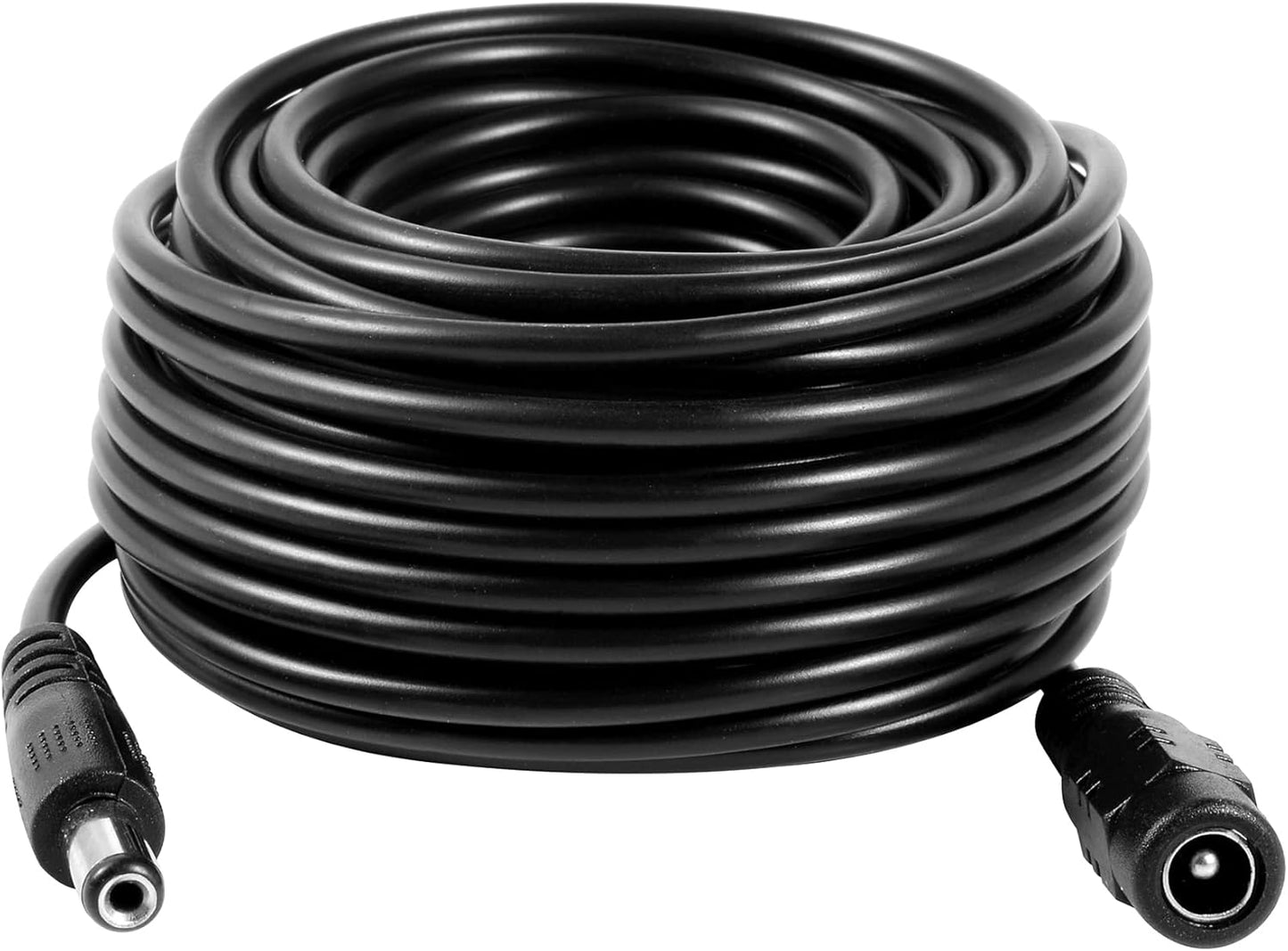 Vanxse 10Meters-33FT 12v 2.1x5.5mm Dc CCTV Power Extension Cable Power Cord for CCTV Security Camera WiFi IP