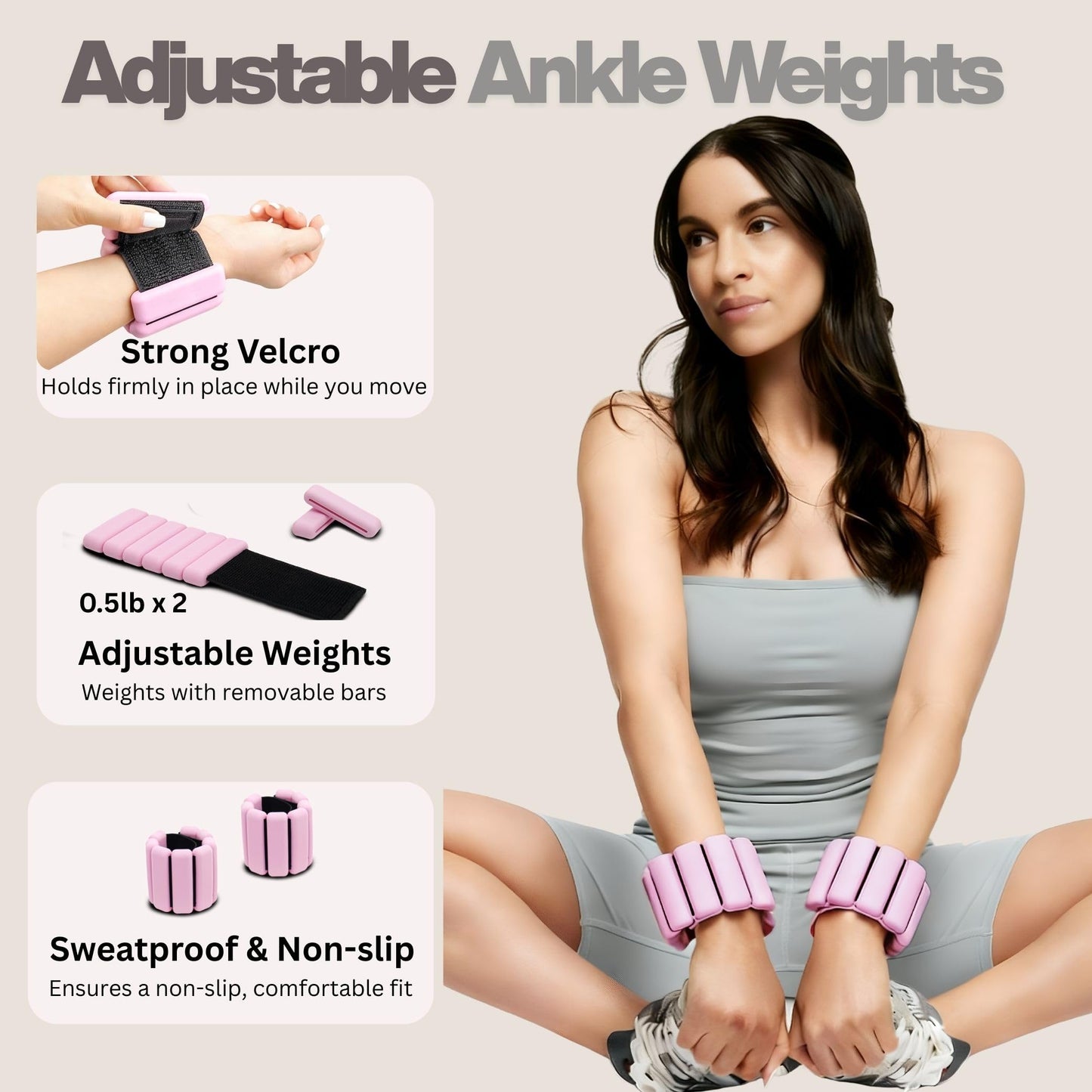 Awakique Pilates Kit, Home Pilates Kit with Pilates Ring and Ball Set, 14-Piece Full Body Pilates Workout Set with Resistance Bands, Sliders, Ankle Weights & Grip Socks for Home Workouts