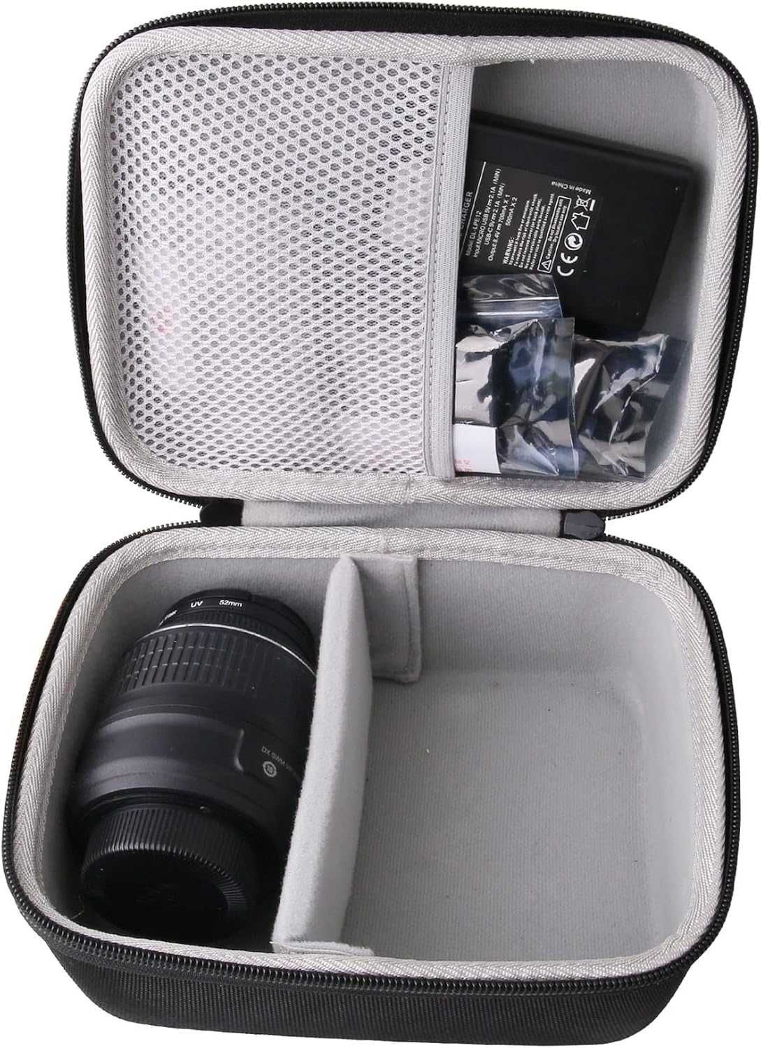 R100/EOS R50 Hard EVA Carrying Case Compatible with Canon EOS Mirrorless Vlogging Camera Kit case