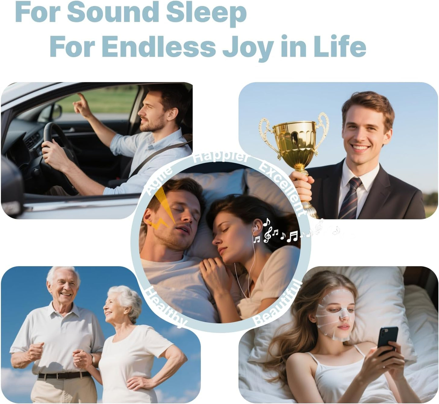Sleepers,30dB w/Mic,2g Hmusic Sleep Earbuds,USB C Wired Sleep Headphones for Side Noise Isolate Sleep Plugs Lightweight