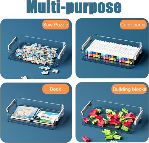 Clear Plastic Storage Box - 5.5qt Snap-Tight Latch Organizer | Stackable Container for A4 Files, Photos & Crafts