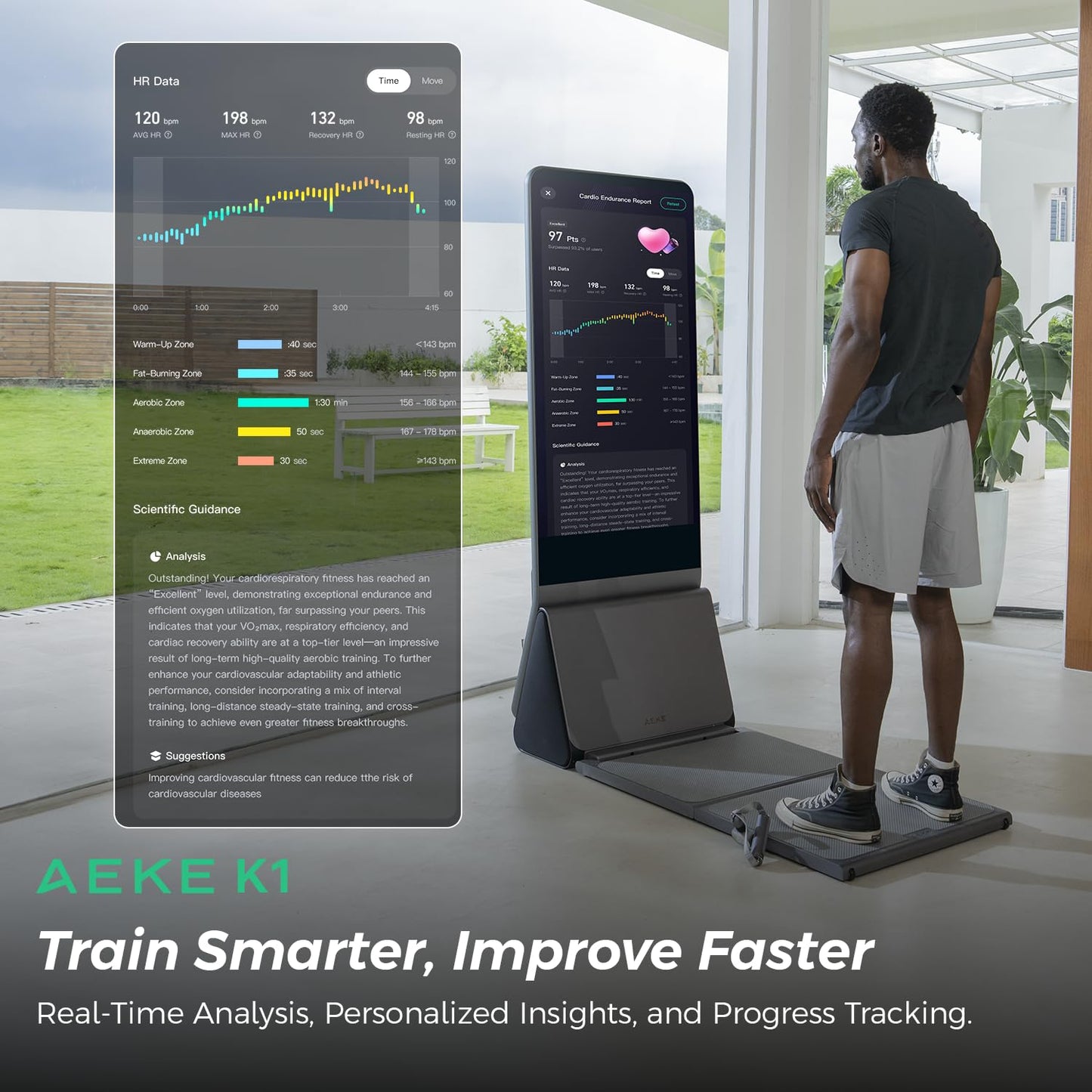 AEKE K1 Smart Home Gym System+Yoga Mat