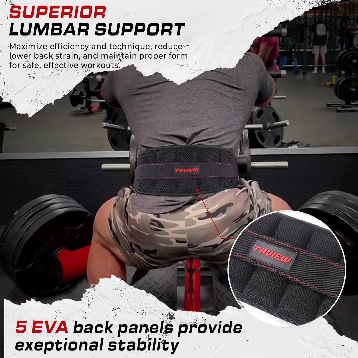 Belt For Belt Squats, Rack Attachment & Squat Machine, Weight Lifting&Powerlifting – Back Support, Low-Profile, Padded Hip & Thigh, Secure Buckle, Heavy Duty