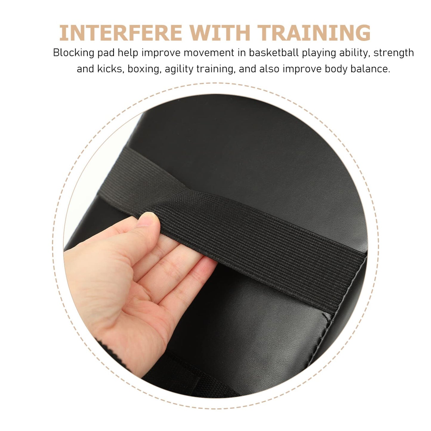 FOMIYES Blocking Pad: Sports Training Equipment Pad - Kick Shield Kickboxing - for Football Basketball Sports Shield Blocking Mat