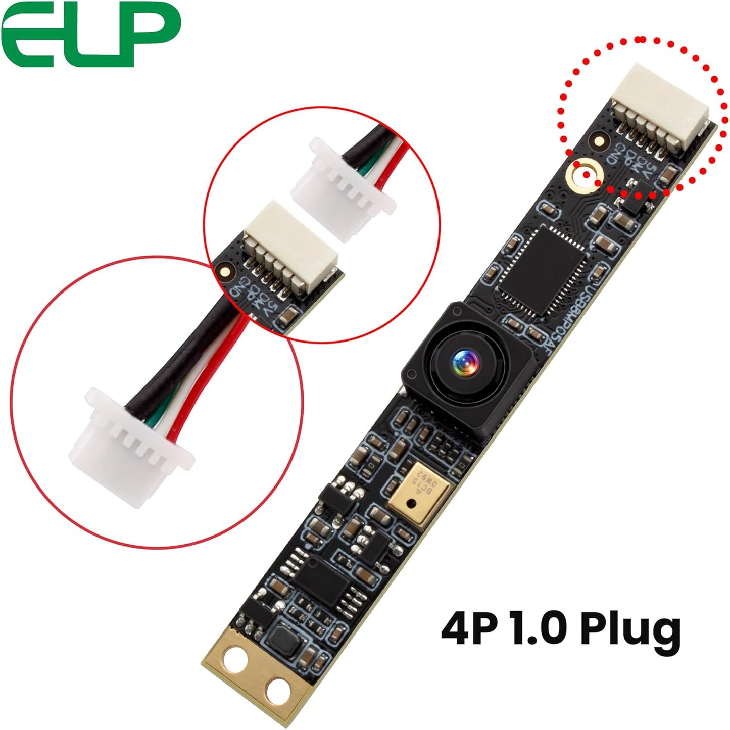 ELP 8mp 4K 2448P (64 USB Camera Module with Microphone PC Camera for Computer Lightburn Camera for Laser Engraver Mini