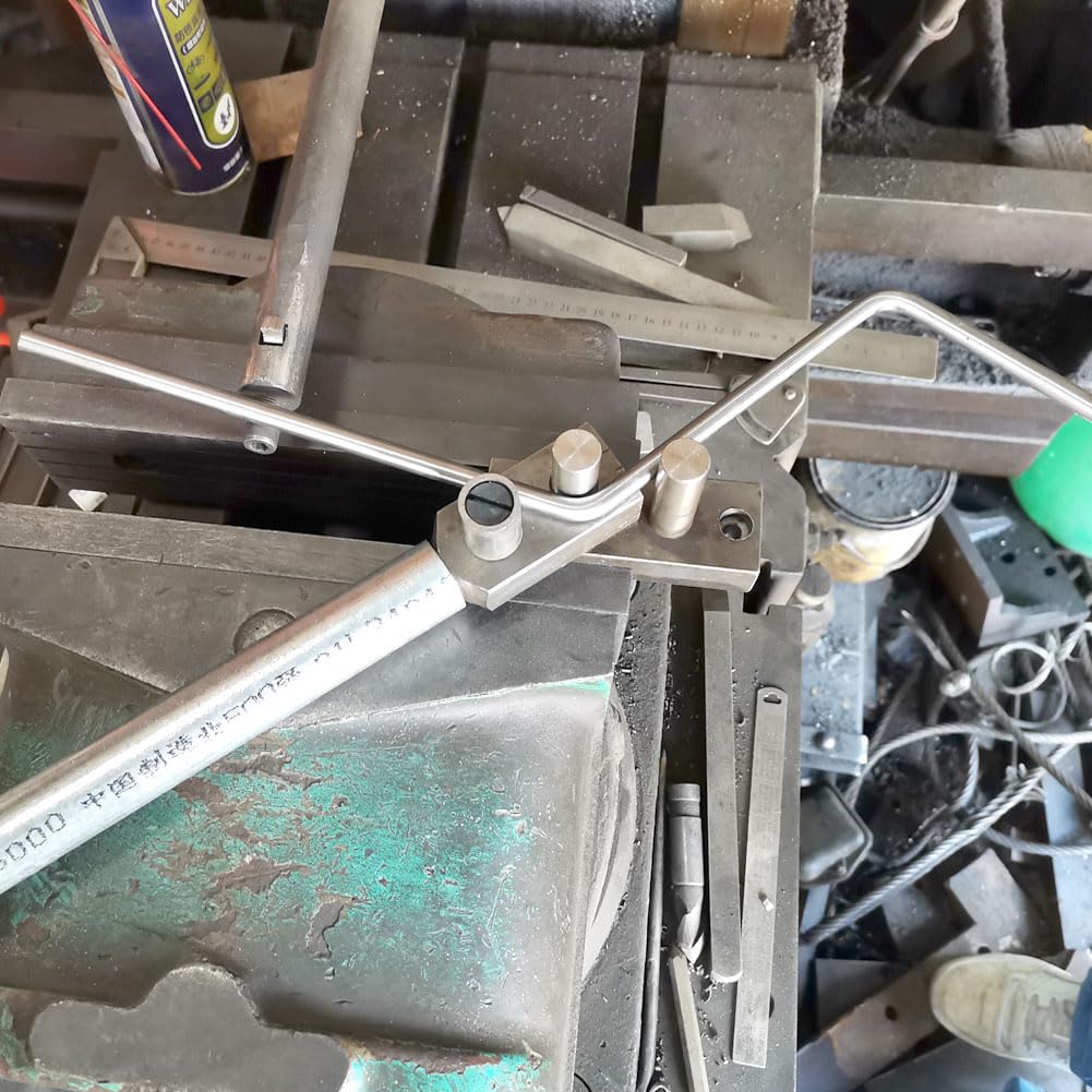 Rebar Bender;Metal Bending Machine;Metal Bending Tools for Steel.Manual Bending of Various Round and Flat Bars, Maximum Bending Angle 180 Degrees