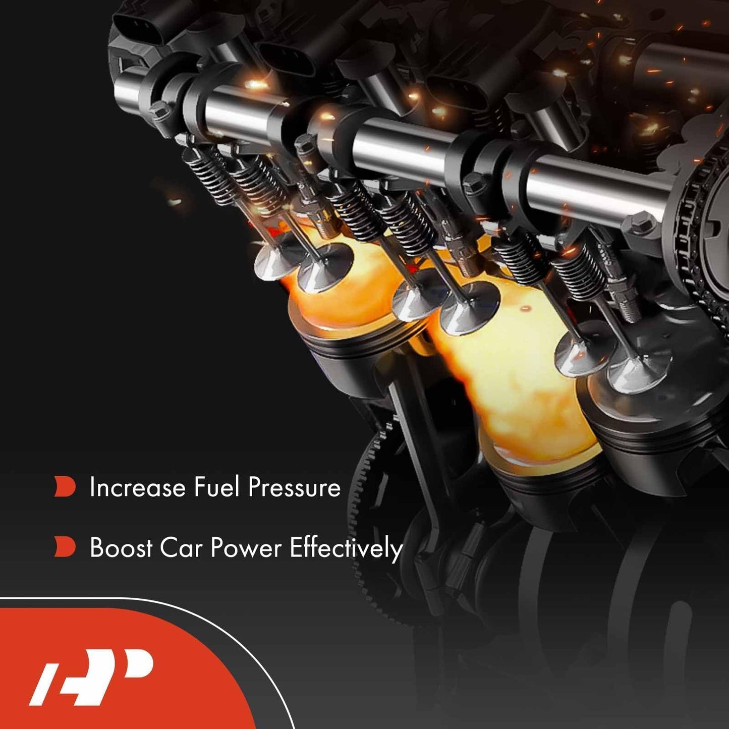 A-Premium Direct Injection High Pressure Fuel Pump Compatible with Kia Soul 2012-2016, Forte5/Forte Koup 2014-2016, Rio 2012-2014 & Hyundai Accent 2013-2014, Veloster 2013-2015, 1.6L, Gas
