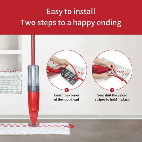 10 Pack Microfiber Spray Mop Pads Compatible with ProMist MAX Replace Head