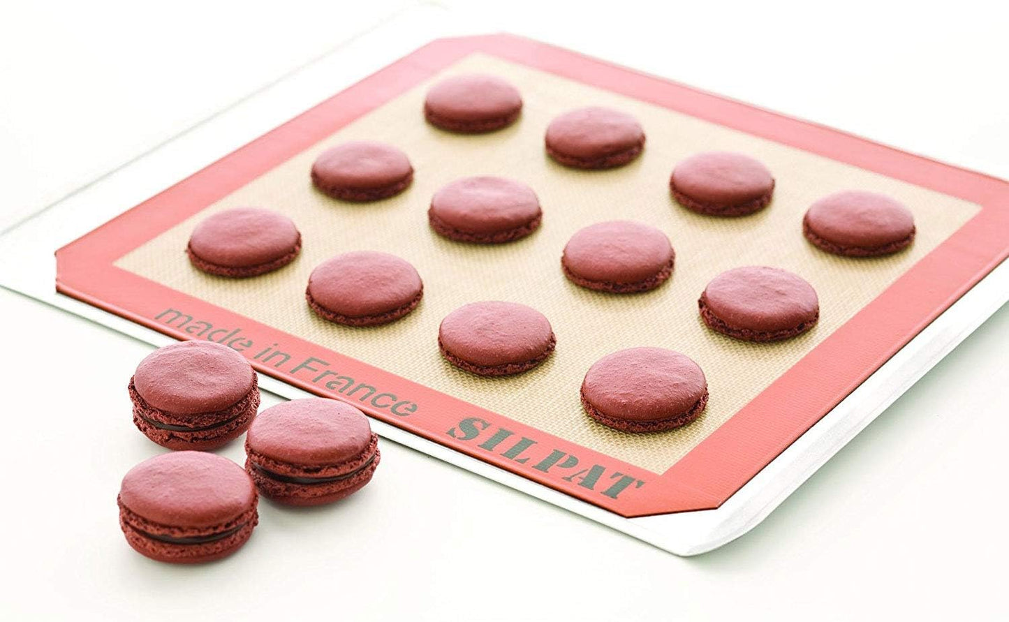 Silpat Nonstick Baking Mat - Half Size 11.6 x 16.5 Inch | Perfect for 13 x 18 Inch Pans, Set of 2