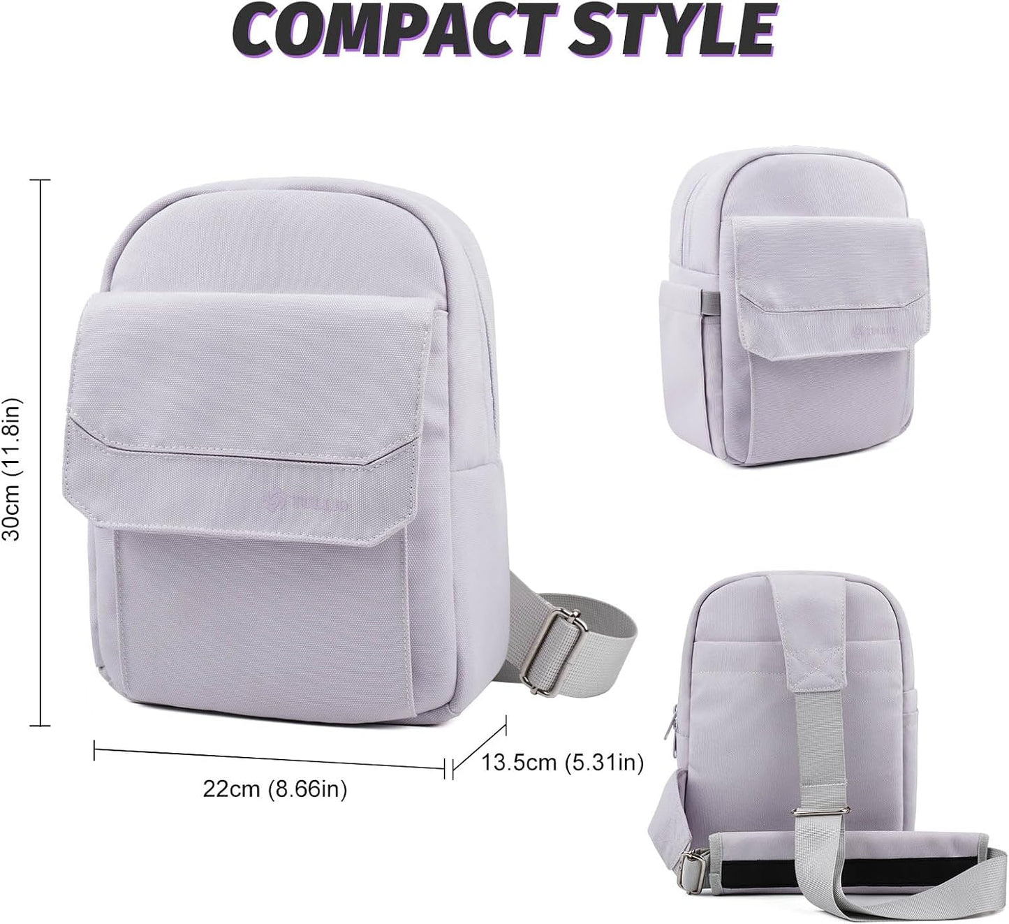 Backpack TULLIO Camera Bag Crossboy Camera Sling Chest Bag Waterproof for DSLR SLR Mirrorless Camera Waterproof