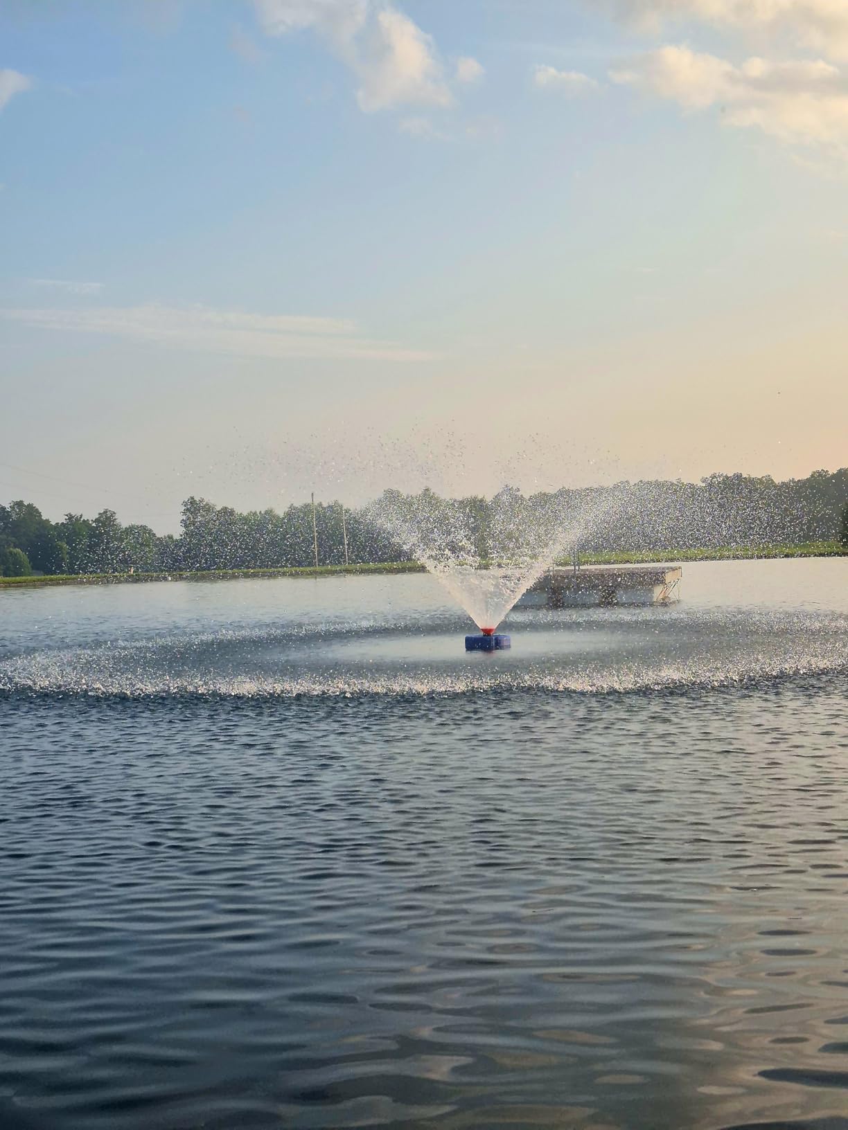 Ytrica Pond Aerator Fountain, 15000 GPH 1HP 110V 750W Floating Fountain Pump, Fit for Large Small Outdoor Ponds Lakes - with 100 Feet Power Cord & Timer Fully Automatic Stainless Steel Aerator