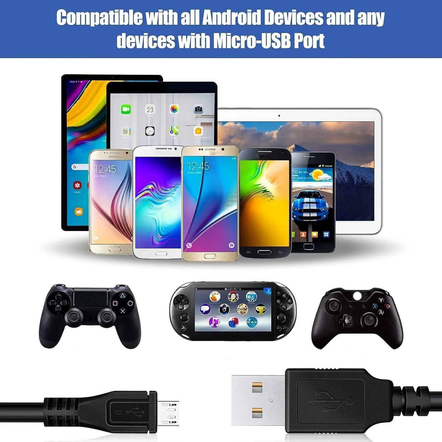 2.0 SDMX22 MP3 3Ft Replacement Micro USB PC Computer Sync Data Power Charger Cable Cord for SanDisk Sansa Clip Zip