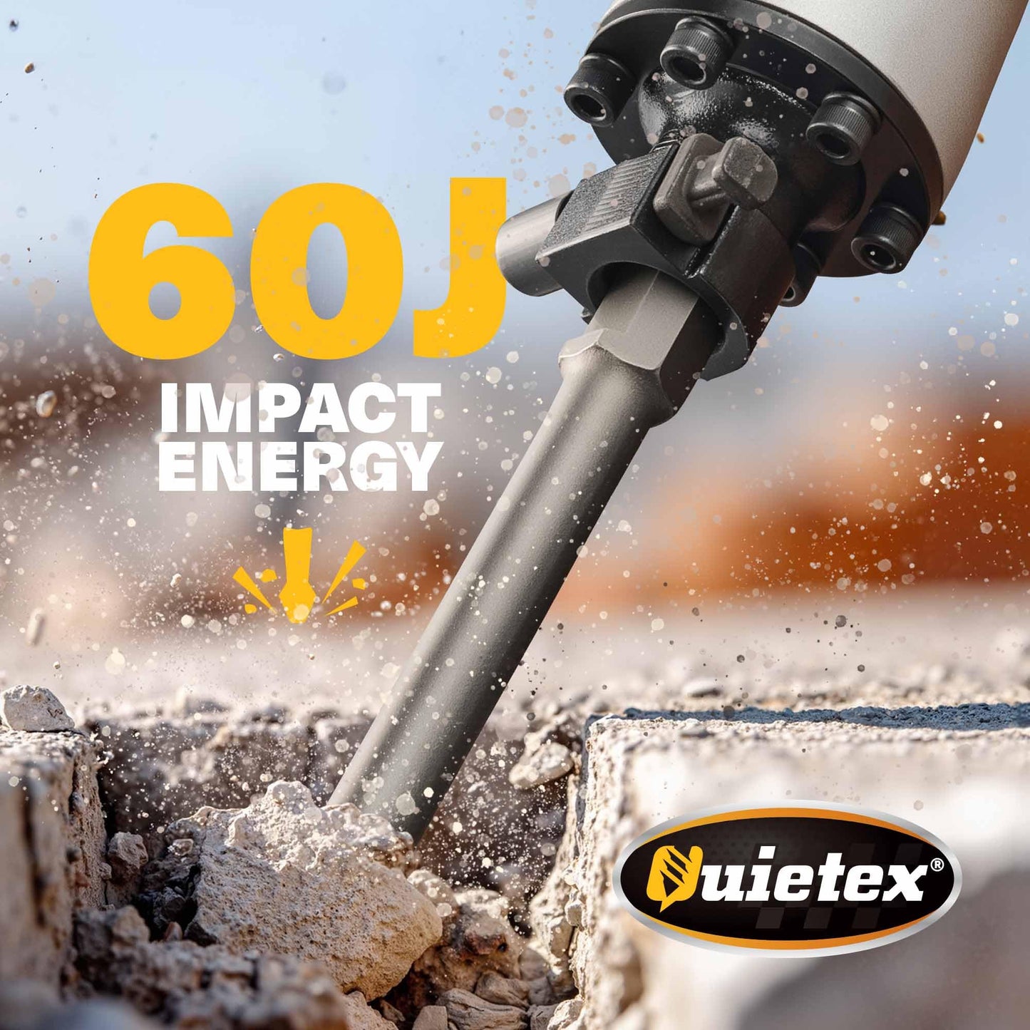 Demolition Jack Hammer Drill, MAX 3500W Jack Hammer Concrete Breaker 1900 BPM Heavy Duty Electric Jack Hammer, 60J Hammer Drill Chisel for Trenching and Breaking Holes