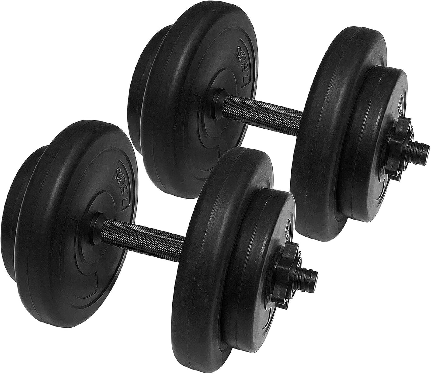 Fitvids Adjustable Dumbbell Set, 40lbs Weights for Exercise and Fitness