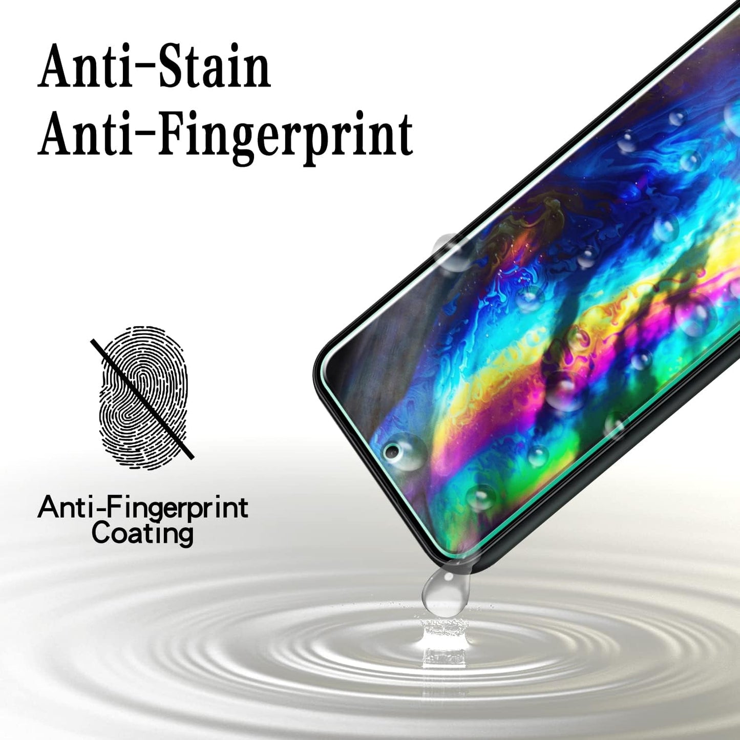 [2 Pack A54 5G MAYtobe Screen Protector Designed for Samsung Galaxy Tempered Glass, Anti-Scratch, Bubble Free, Easy