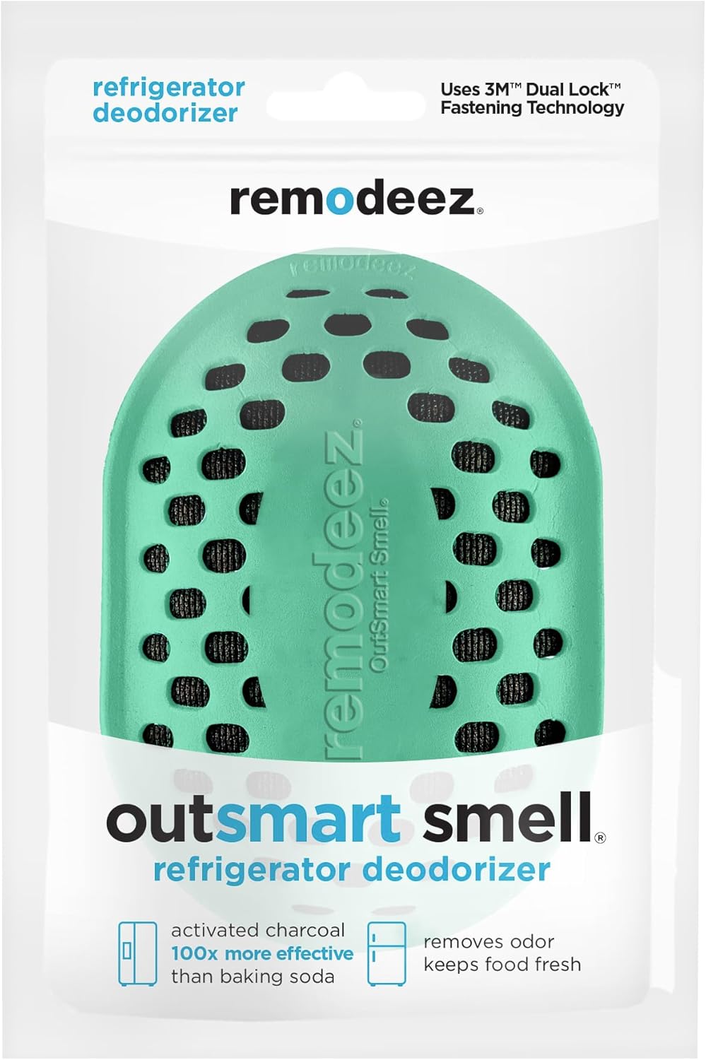 Remodeez Refrigerator Deodorizer - Activated Charcoal Bags | Odor & Moisture Eliminator