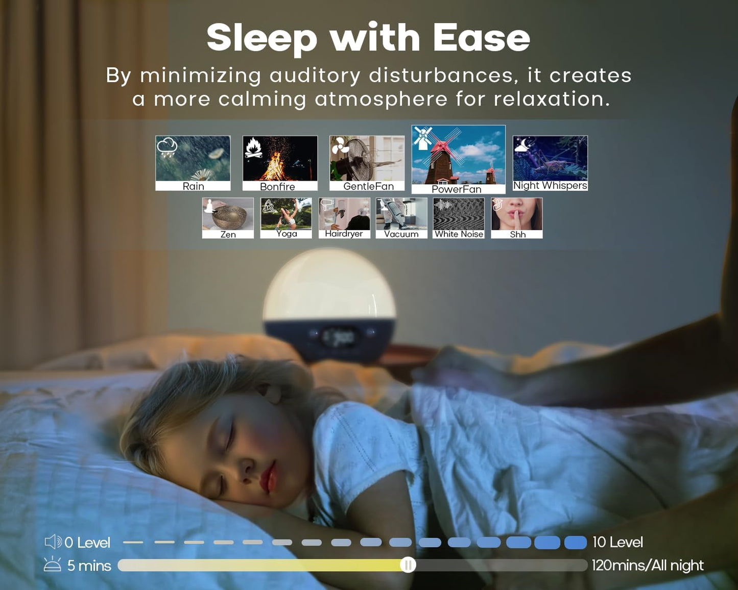 MOMILLA Sunrise Alarm Clock with Bluetooth Speaker, White Noise Sound Machine, Alarm Clocks for Heavy Sleepers