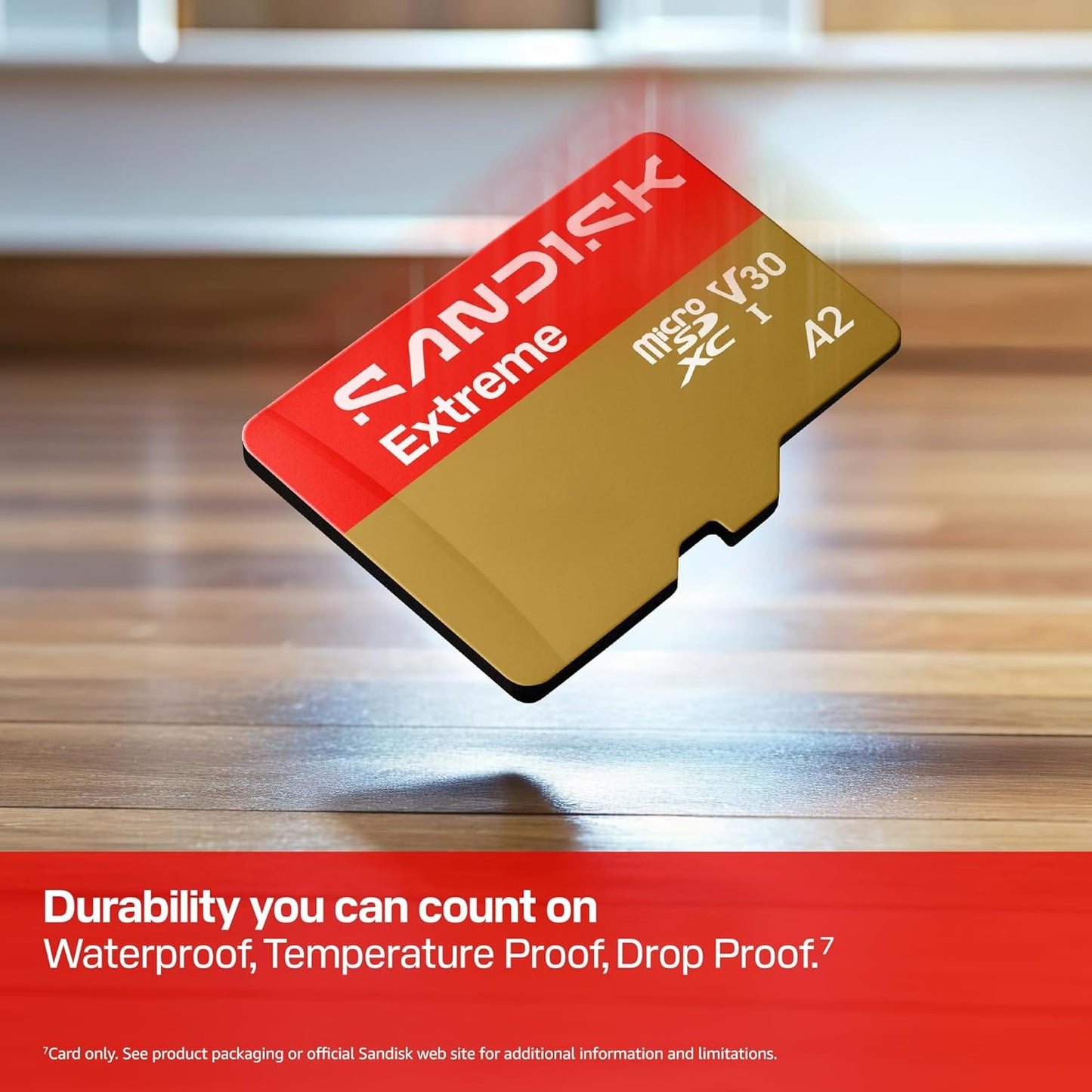 Sandisk 64GB 170MB/s 80MB/s 5.3K 4K SDSQXH9-064G-GZ6MA Extreme microSD UHS-I Card - Up to Read Speed and Write Speed