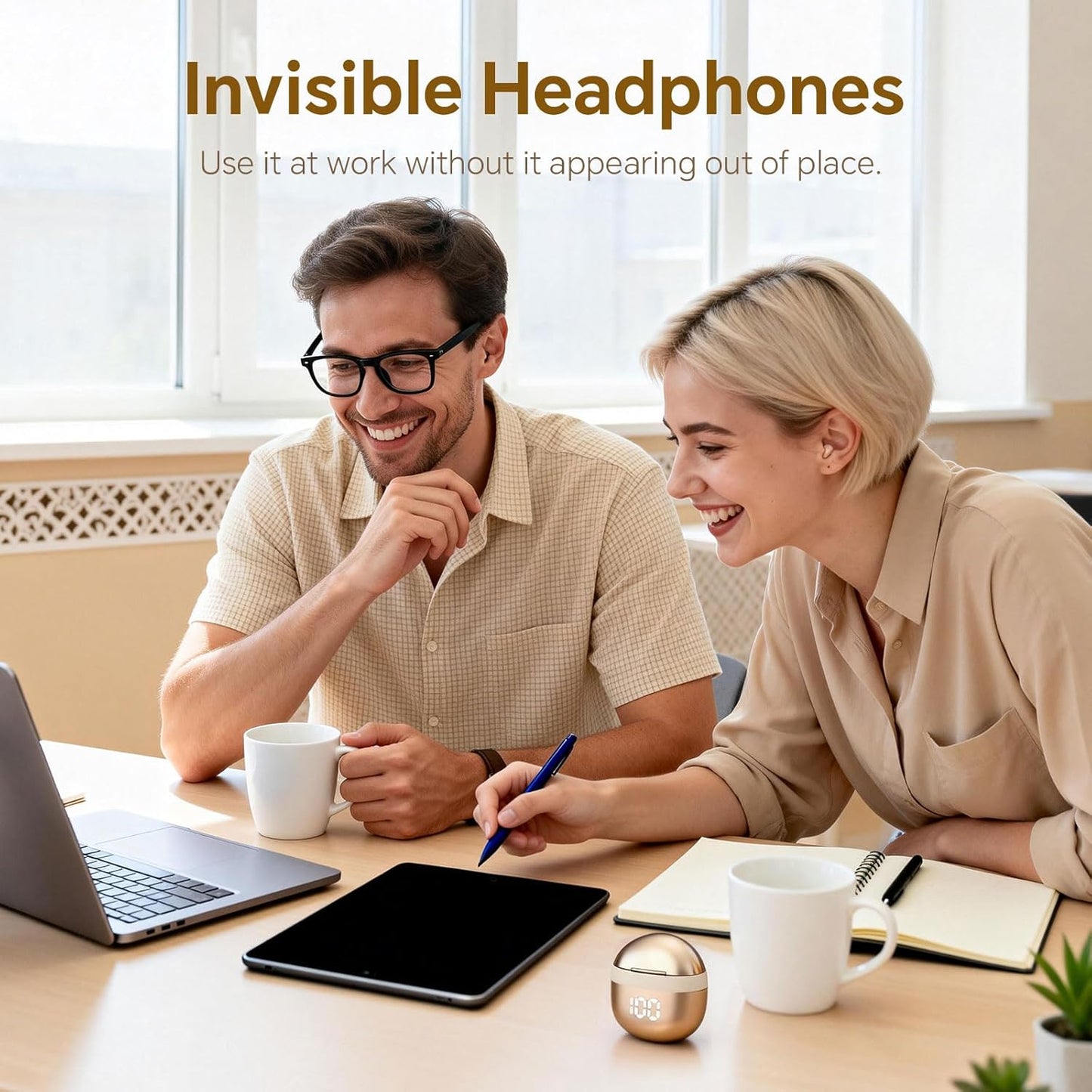 Yihou Invisible Small Mini Sleep Earbuds Headphones Wireless Bluetooth Comfortable Tiny Sleeping Smallest Low Profile