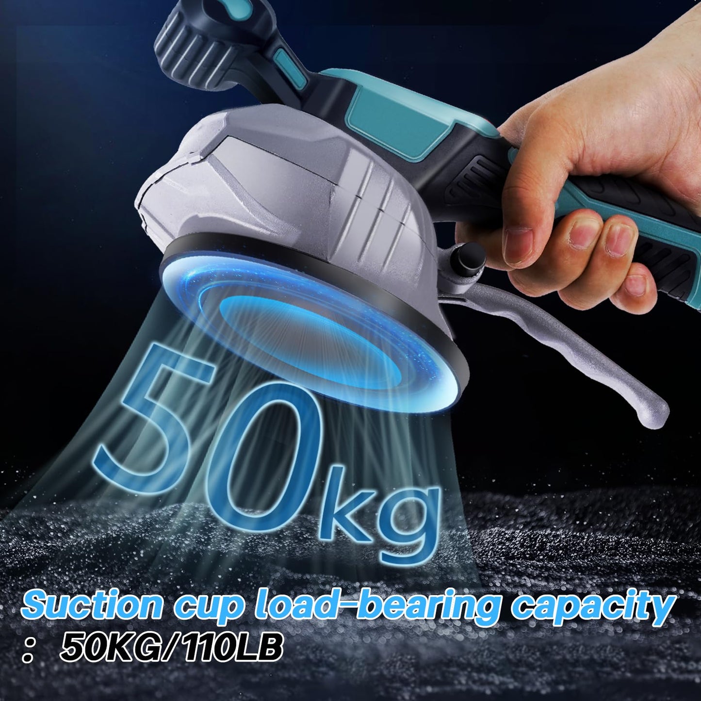 "YJINGRUI 1pcs Tile Vibration Leveling Machine, for Makita 18V Max Battery & 1pcs Manual Tile Cutter 48"", Precise Ceramic Tile Cutting Tool"