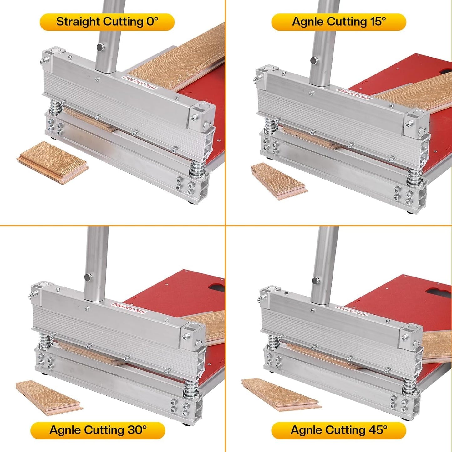 MAIHUITE 17mm Thick Professional Heavy Duty Floor Cutter,13" Vinyl Plank Cutter Flooring Tool for Fast, Dust-Free Cuts on LVP,LVT,SPC, Laminate | Easy-to-Use, Adjustable-Angle Cuts, Improve Efficiency