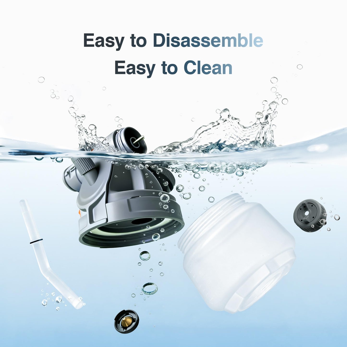 Tilswall Brushless Cordless Paint Sprayer Compatible with Dew 20V Battery (Battery Not Included), Easy Side-Fill, Electric HVLP Spray Paint Gun for House Painting, Furniture, Outdoor (White, 1300 ml)