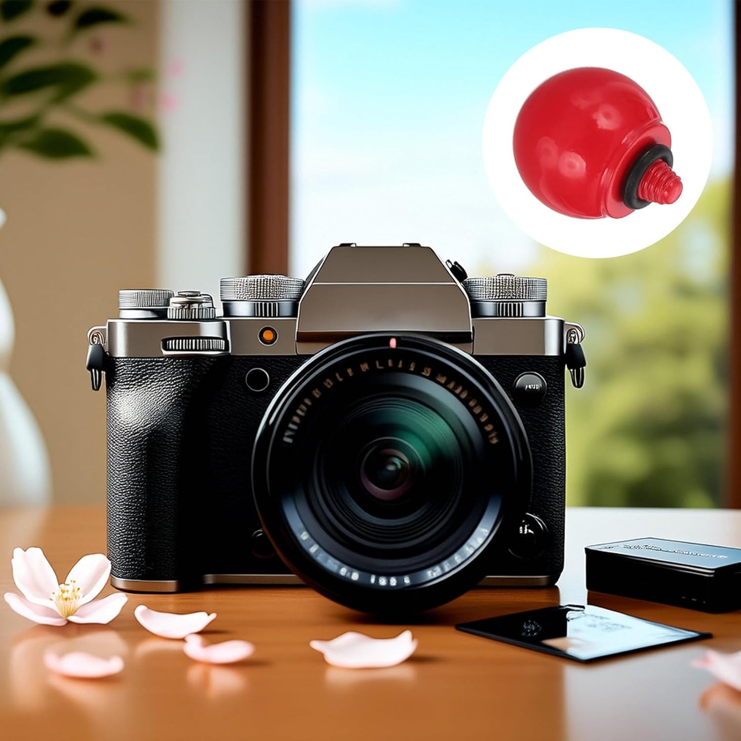 2 Pack 10mm XT5 XT30 XT20 XT4 XE2 XE4, PATIKIL Camera Shutter Button, Ball Shape Shutter Release Buttons Pure Copper