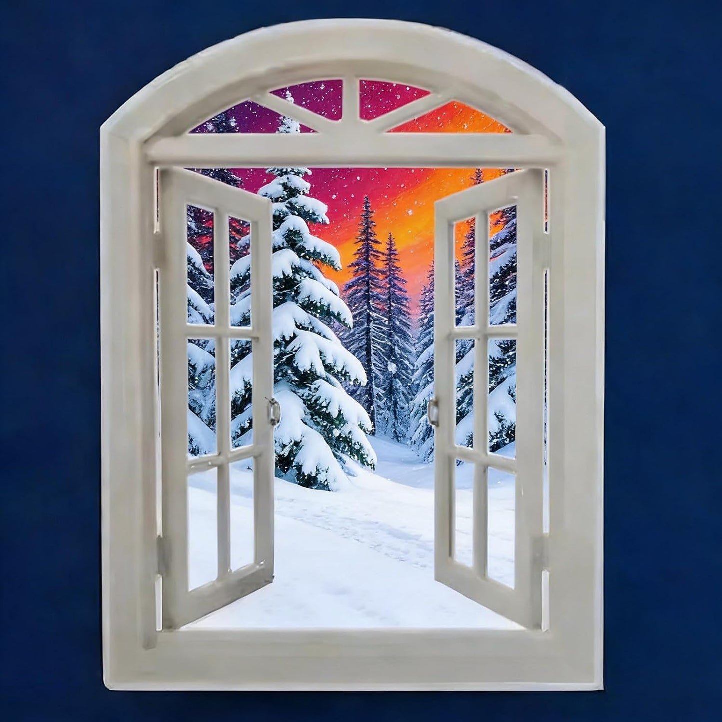 Generic (1, Creative Window Frame Photography Prop, Lightweight & Portable Photo Framing Prop, Classic Minimalist