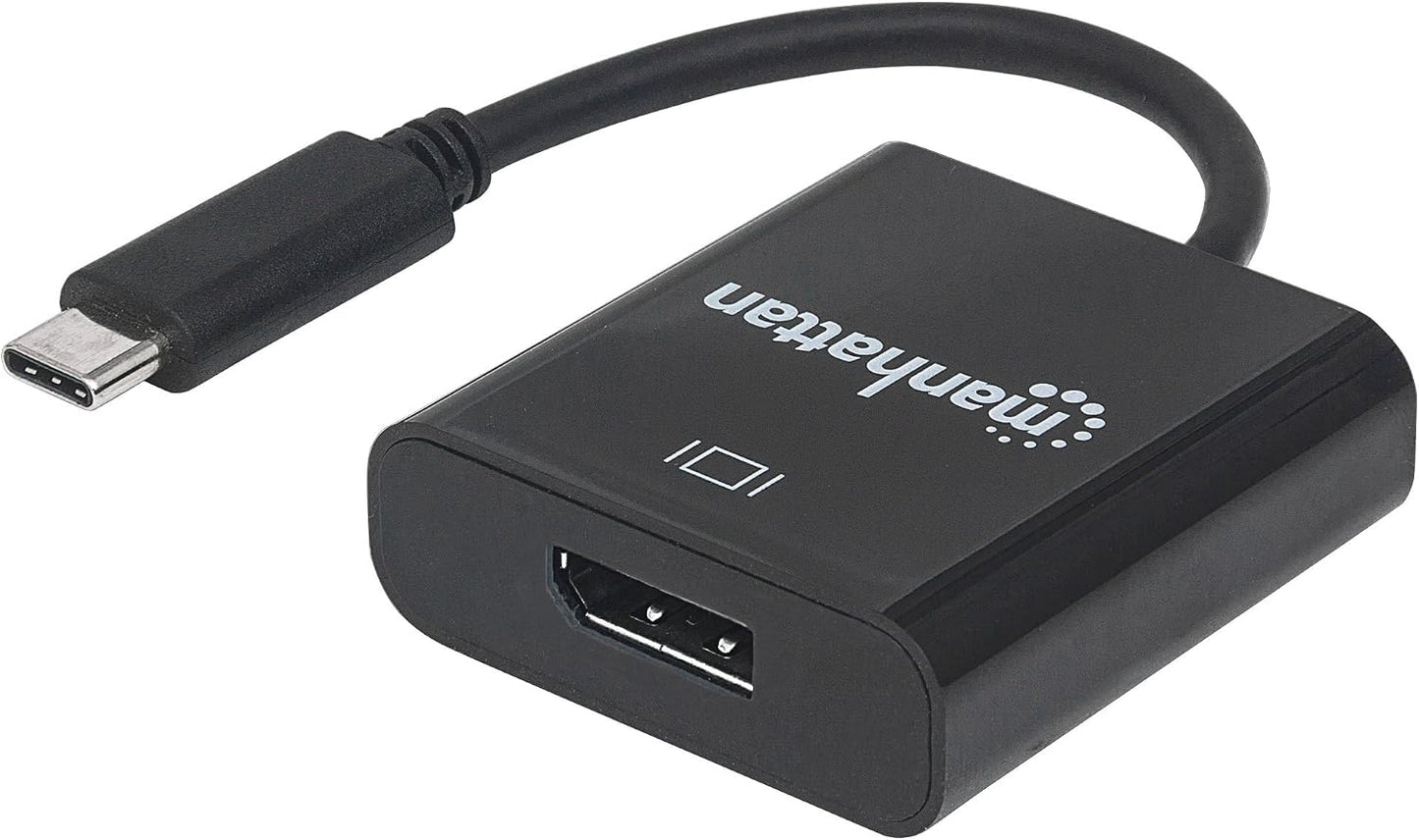3.1 MANHATTAN Super High Speed USB Type-C-DisplayPort Converter Connector/Converter Black