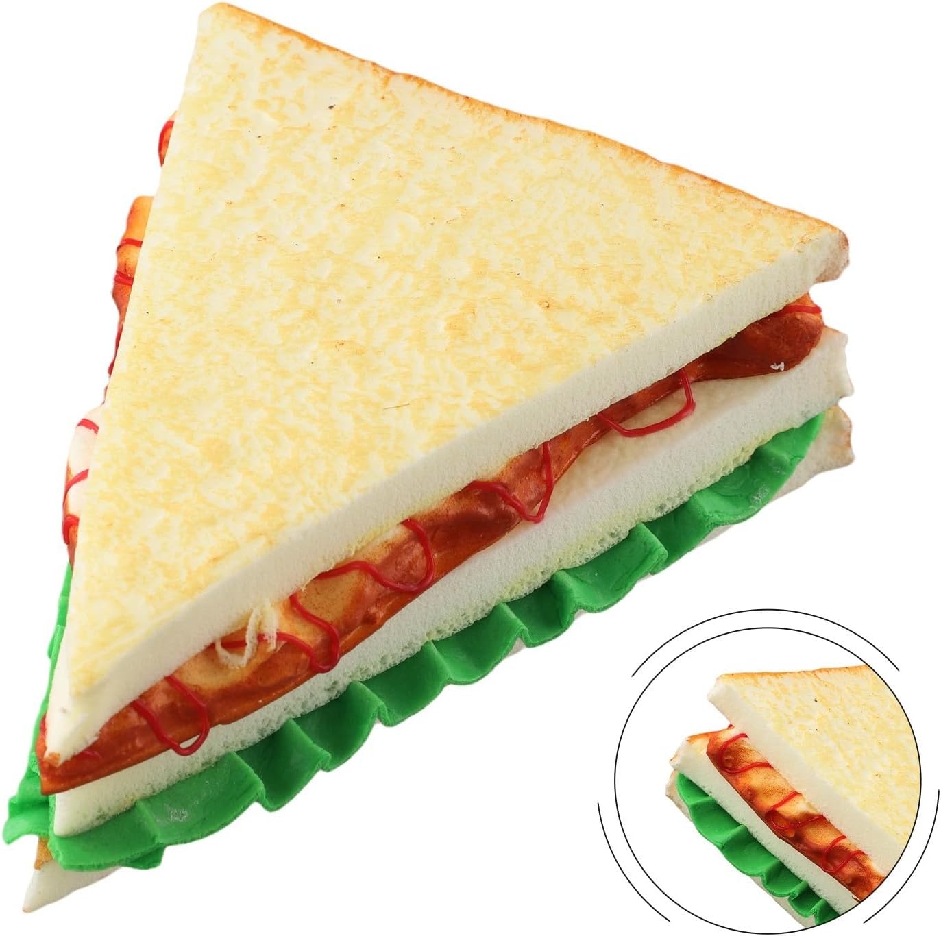 Haodrylax PU Material Fake Bread Perfect Decorative Piece For Homes And Bakeries; As A Visual Prop For Captivating
