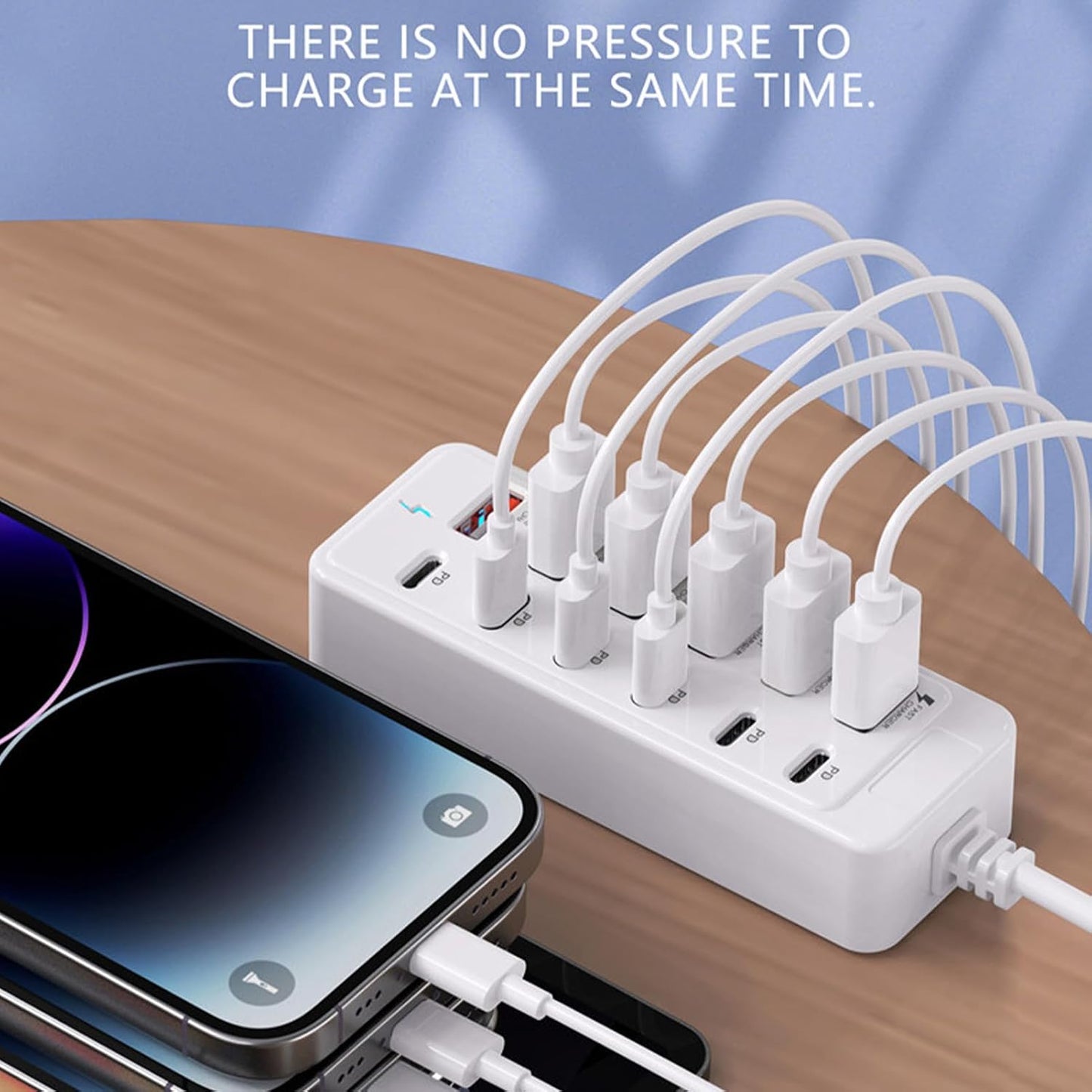 Generic 12-in-1 Docking Station, Multiport Adapter USB Charging Hub for Laptop, Desktop, Tablet, Home Office, Study