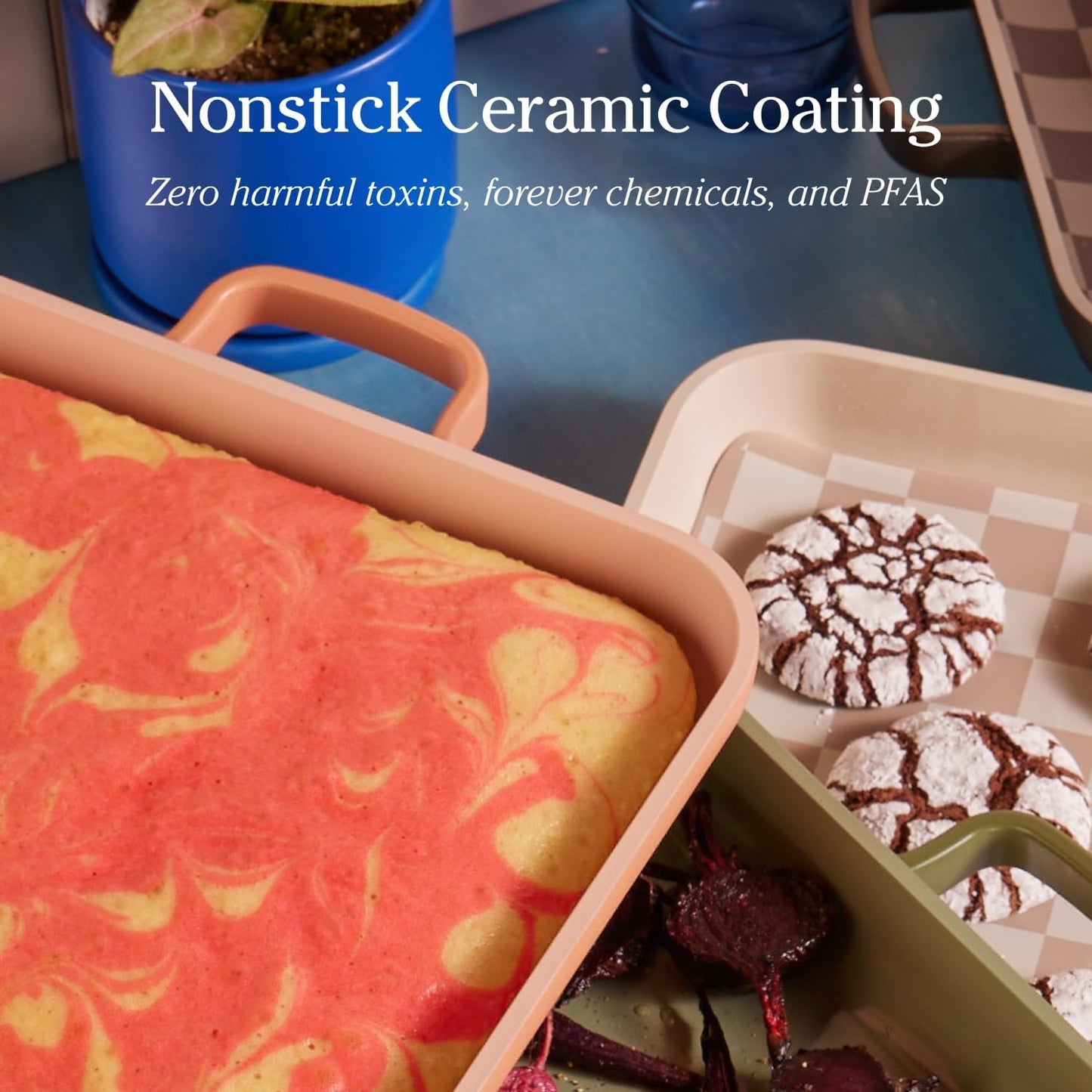 Our Place Griddle Pan - Versatile Nonstick Ceramic Griddle & Sheet Pan | Toxin-Free, Dual-Use Design | 5 Qt Capacity, Oven Safe to 450°F