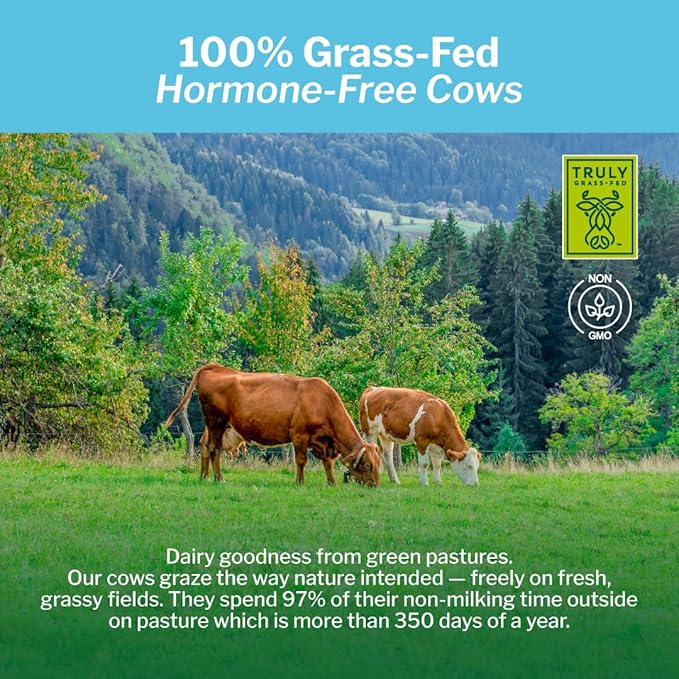 Opportuniteas Grass Fed Whey Isolate Protein Powder - Unflavored 28g Protein Powder Without Artificial Sweeteners, Hormone-Free Cows, Non GMO - 5lb