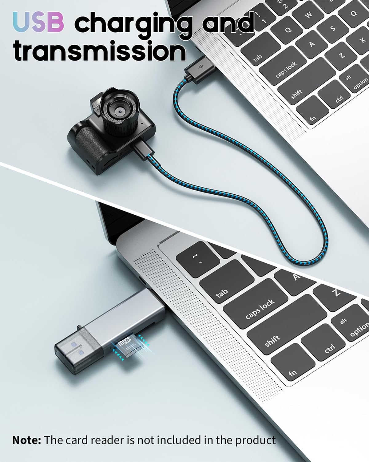 WZVZ 1080P 32GB Mini Digital Camera, Portable Camera for Photography with SD Card, Key Card Clip Chain for Teenagers