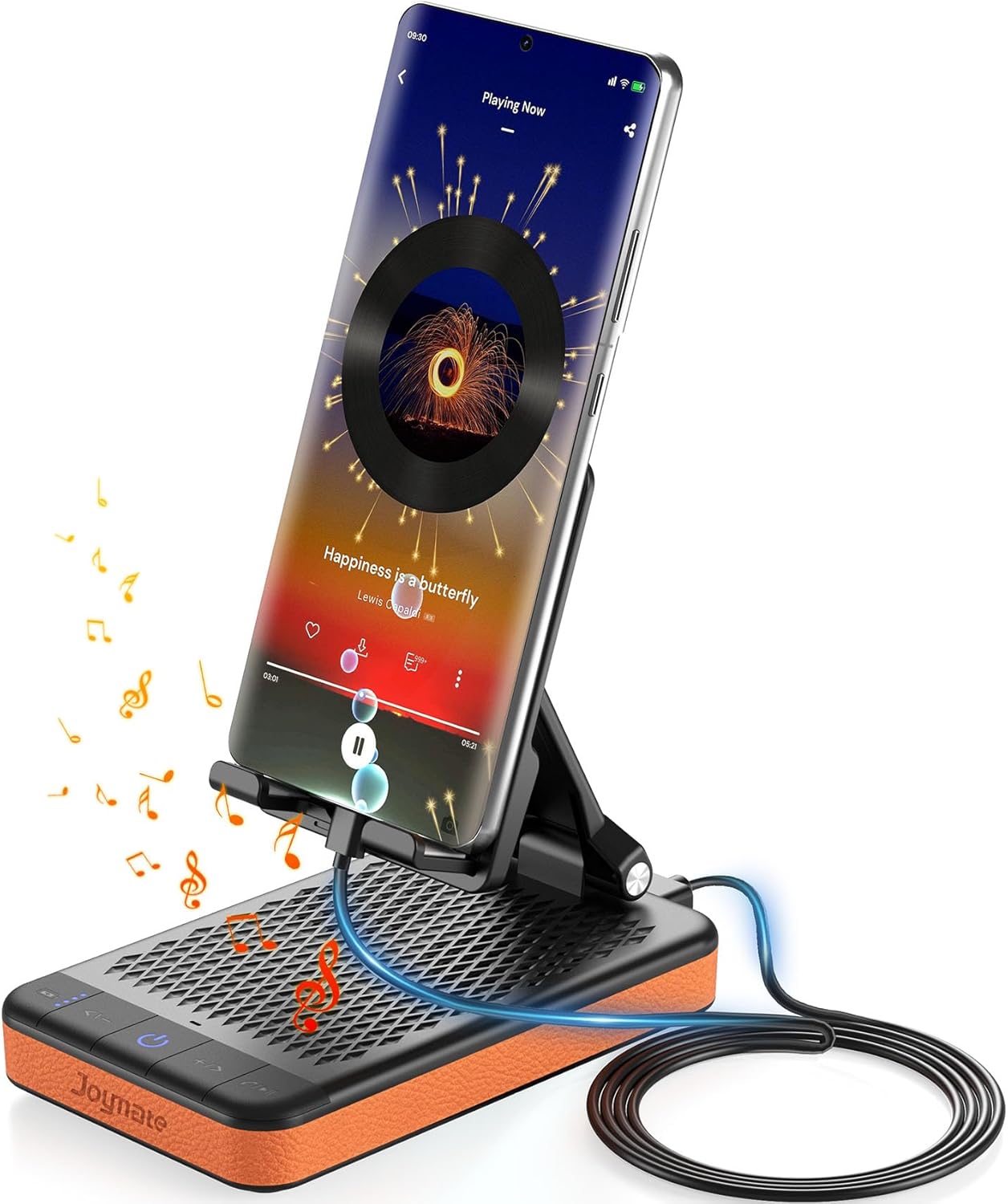 Joymate 5000mAh Gifts for Men and Women, Charging Phone Stand with Bluetooth Speaker Valentines Day Gifts for Him