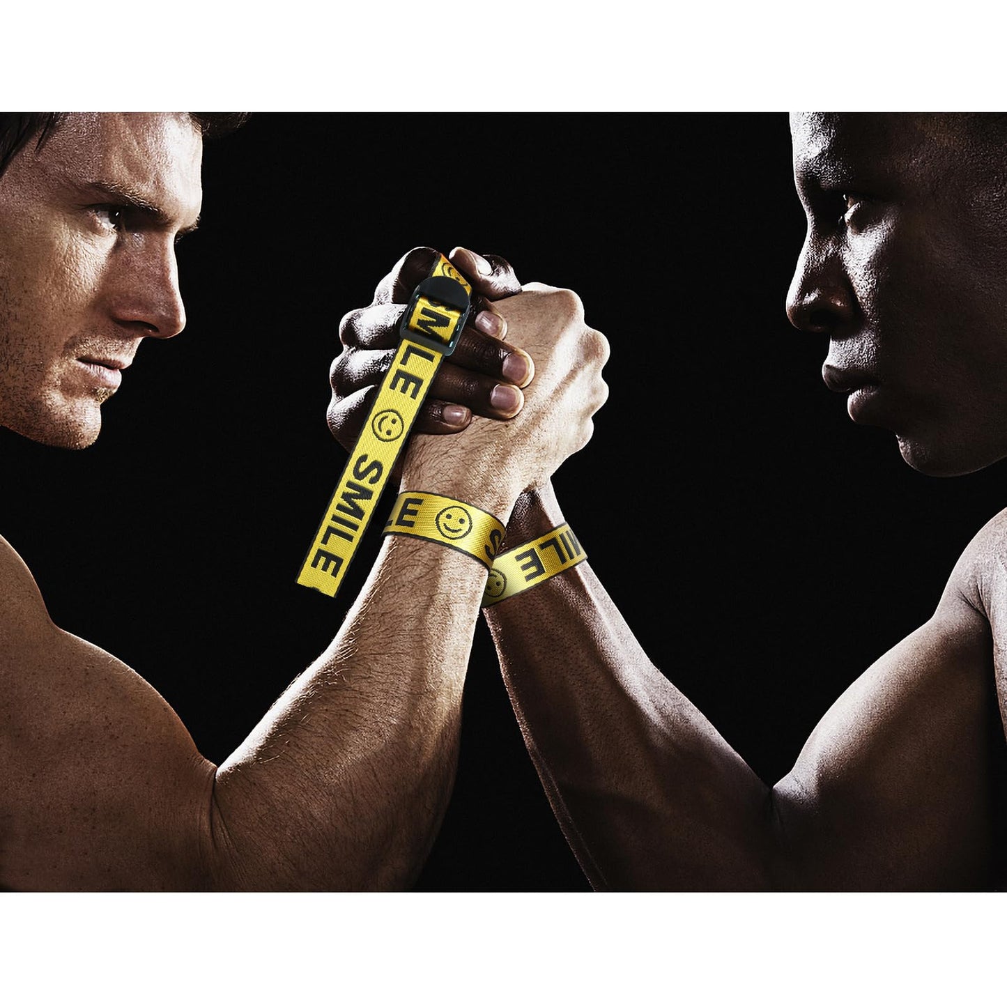 INNOLIFE Arm Wrestling Competition Match Strap Fixed, 35in Non-Slip, no Hand Injury, Professional Wrist Table Training Competition Rope(Yellow Black) Visit The Store